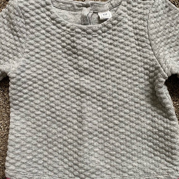 Gap Kids Size 4 Gray and Magenta Tulle Dress - Picture 2 of 4